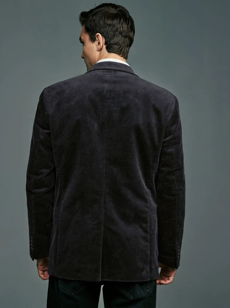 Blazers En Business-Jasjes*Next - Corduroy blazer Zwart
