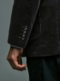Blazers En Business-Jasjes*Next - Corduroy blazer Zwart