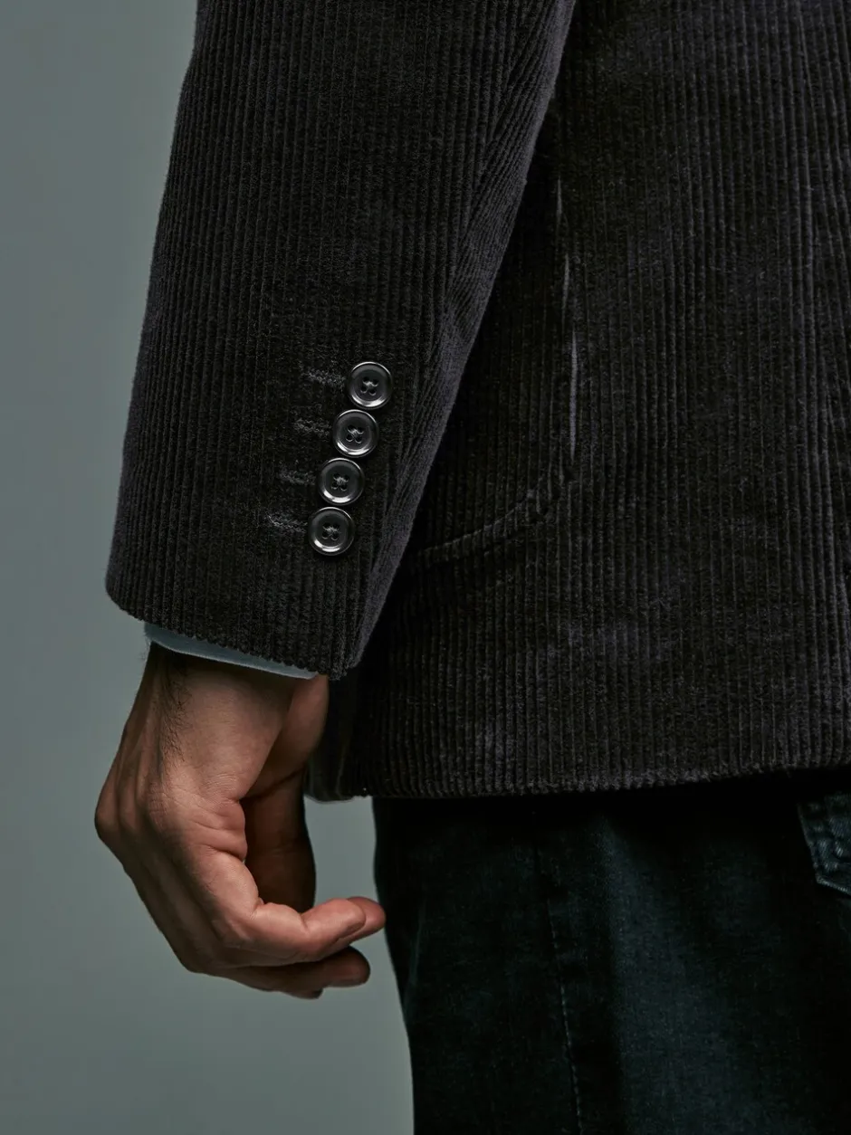 Blazers En Business-Jasjes*Next - Corduroy blazer Zwart