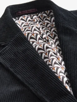 Blazers En Business-Jasjes*Next - Corduroy blazer Zwart