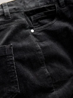 Broeken|Next - Corduroy boot cut broek Zwart