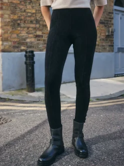 Leggings En Joggingbroeken*Next - Corduroy legging Zwart