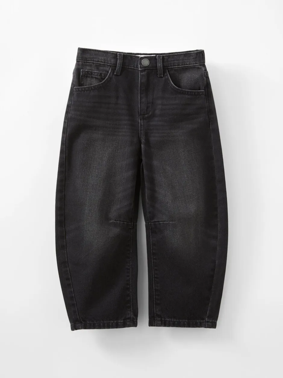 Jeans*Cotton On - Unisex Barrel Leg Denim Jeans Zwart
