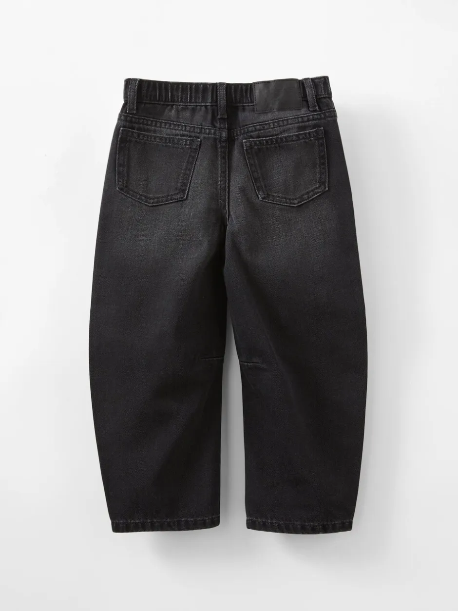 Jeans*Cotton On - Unisex Barrel Leg Denim Jeans Zwart