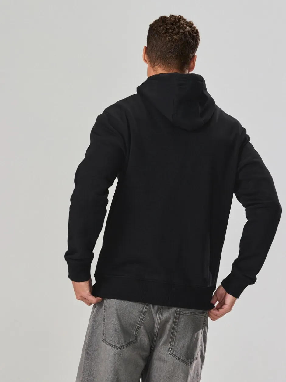 Sweaters En Hoody´S|Sweaters En Hoody´S*Next - Cotton Rich Heavyweight Jersey Full Zip Hoodie Zwart