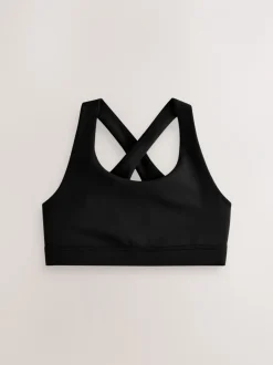 Alle Ondergoed*Next Zwart - Cross Back Sports Bra (5-16yrs)
