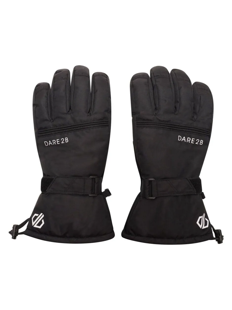 Mutsen, Sjaals En Handschoenen|Dare 2b - Worthy waterdichte ski-handschoenen voor heren Zwart