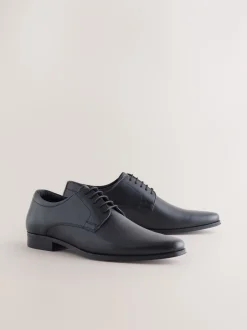 Schoenen|Formele Schoenen*Next - Derby schoenen met reliëfpatroon Zwart