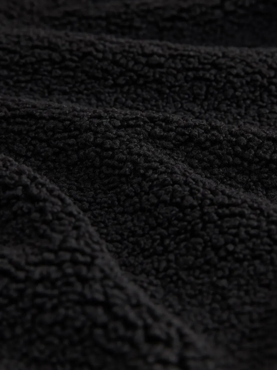 Jassen En Jacks|Sweaters En Hoody´S*Next - Doorritsbare funnel Borg Fleece Zwart