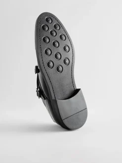 Schoenen|Formele Schoenen|Next Zwart - Double Monk Shoes