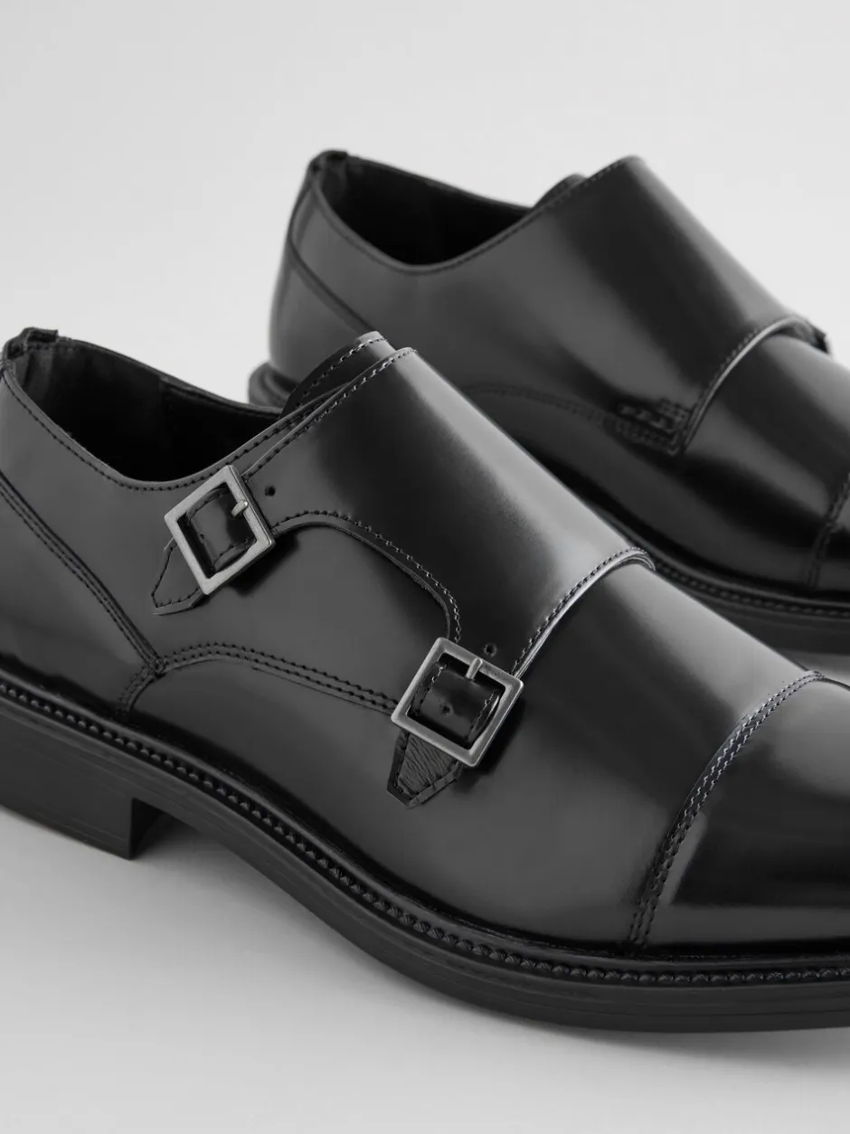 Schoenen|Formele Schoenen|Next Zwart - Double Monk Shoes