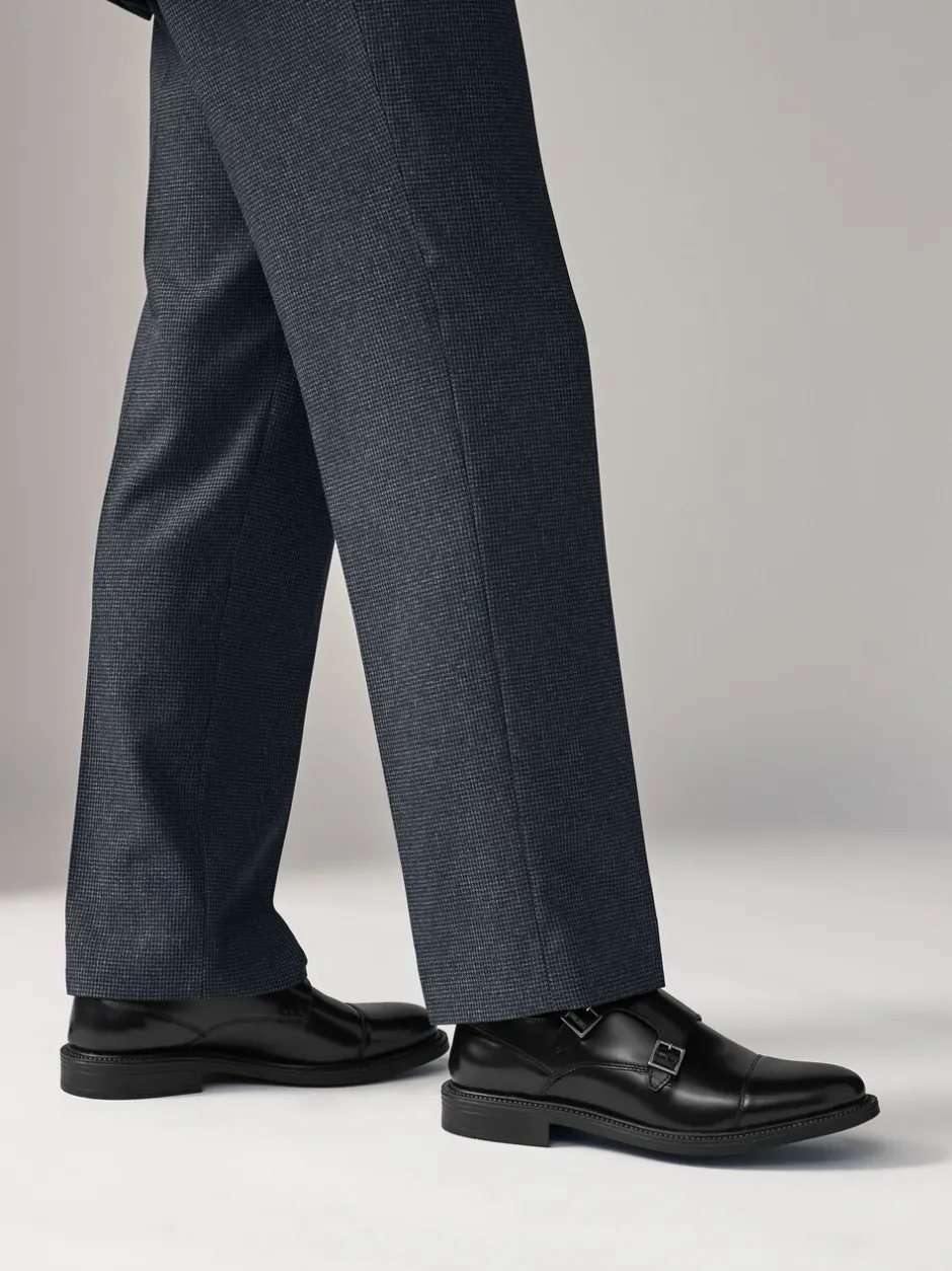 Schoenen|Formele Schoenen|Next Zwart - Double Monk Shoes