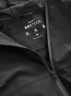 Jassen En Jacks*Next - DryTech - Waterdicht jack met capuchon Zwart