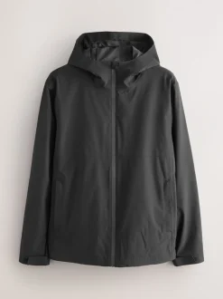 Jassen En Jacks*Next - DryTech - Waterdicht jack met capuchon Zwart