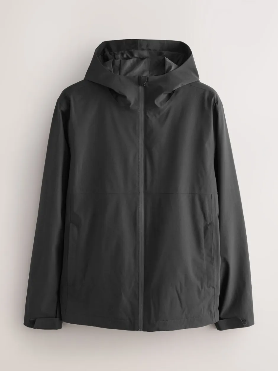 Jassen En Jacks*Next - DryTech - Waterdicht jack met capuchon Zwart