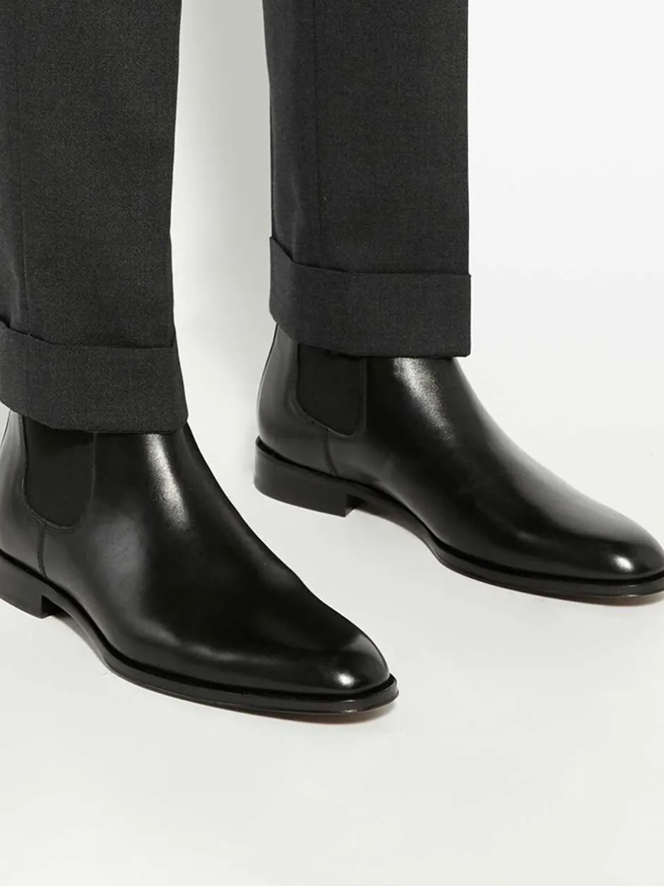 Boots|Formele Schoenen*Dune London - Manson Premium Chelsea Boots Zwart