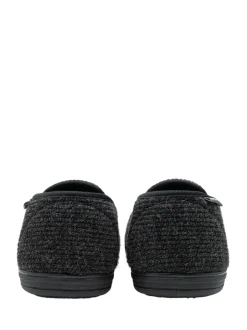 Pantoffels*Dunlop - pantoffels met dubbele inzet voor heren Zwart