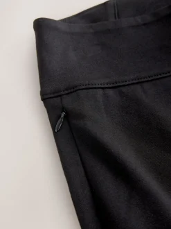 Leggings En Joggingbroeken|Next Zwart - Elements Fleece Lined Leggings