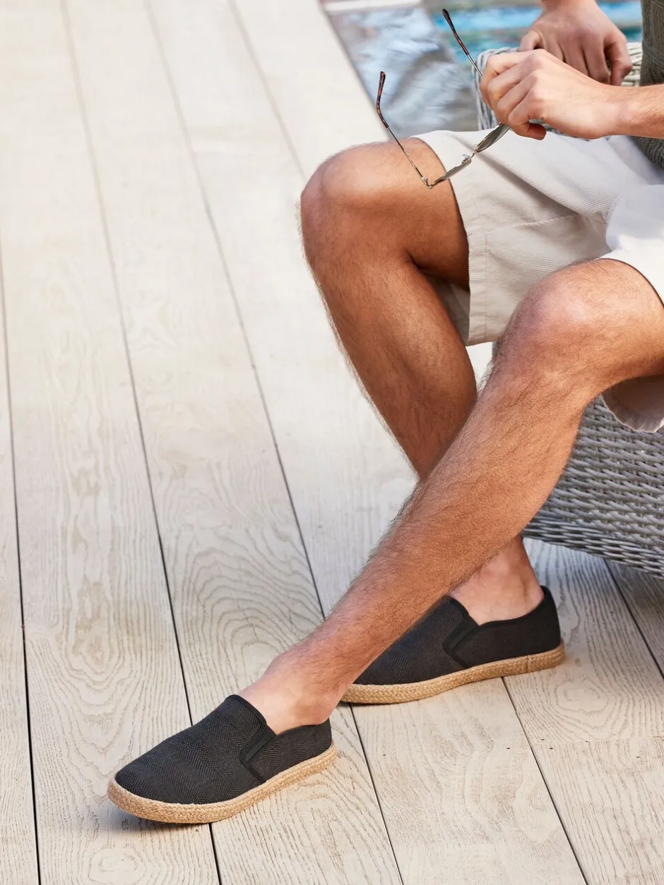 Schoenen*Next - Espadrilles met textuur Zwart