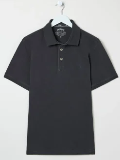 T-Shirts En Hemden|Poloshirts*Fat Face - FatFace - Piqué polo met korte mouwen Zwart