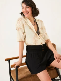Shorts|Fat Face - FatFace Flippy Shorts Zwart