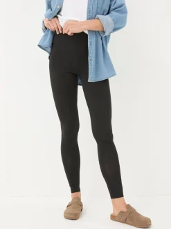 Leggings En Joggingbroeken|Fat Face - FatFace Full Length Leggings Zwart