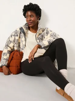 Leggings En Joggingbroeken|Fat Face - FatFace High Rise Legging Zwart