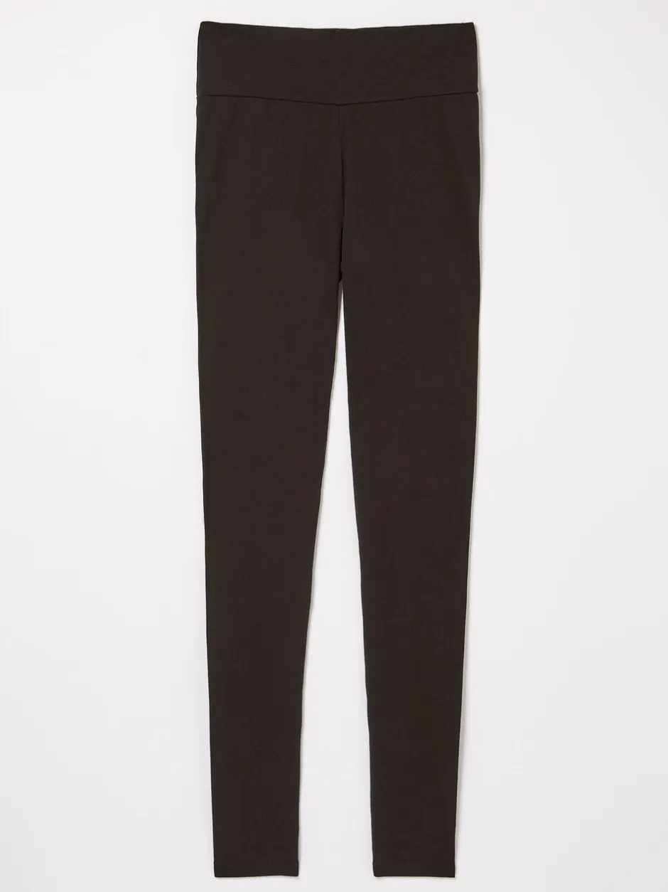 Leggings En Joggingbroeken|Fat Face - FatFace High Rise Legging Zwart