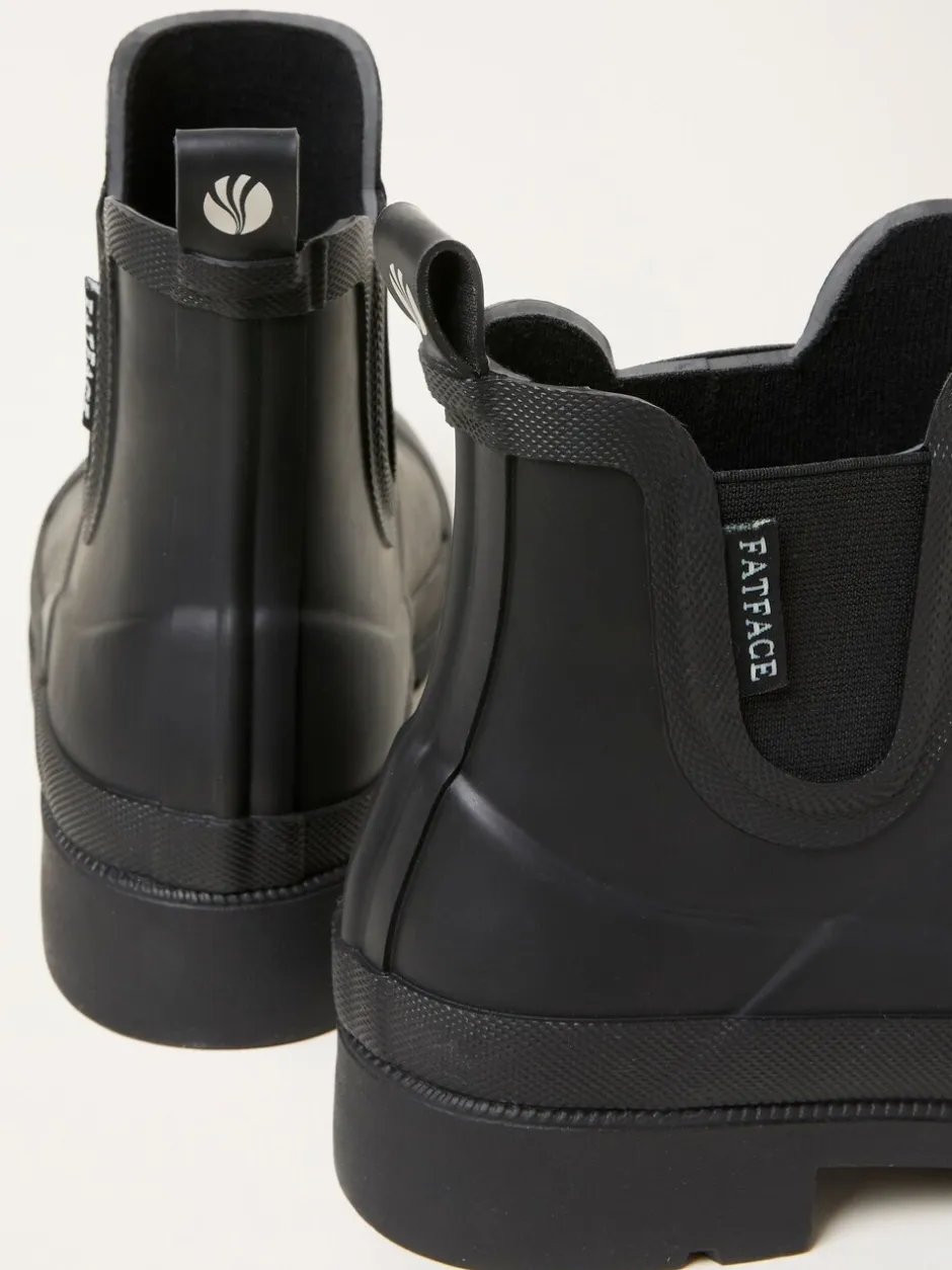 Laarzen*Fat Face - FatFace Rubber Ankle Welly Zwart