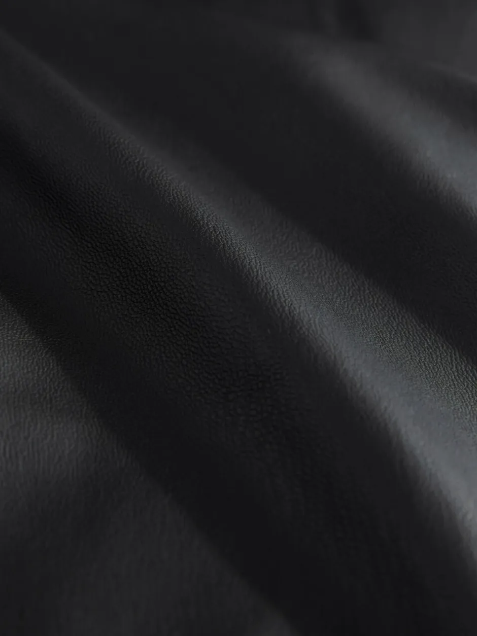 Broeken*Next - Faux Leather Jort Trousers Zwart