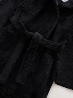 Kamerjassen|Next Zwart - Fleece badjas (1,5-16jr)