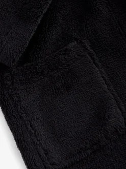 Kamerjassen|Next Zwart - Fleece badjas (1,5-16jr)