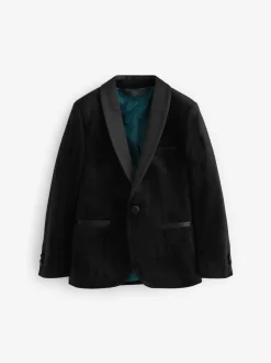 Kostuums En Herenvesten*Next - Fluwelen blazer (3 - 16 jr) Zwart