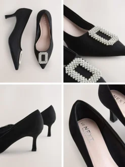 Schoenen Met Hakken*Next Zwart - Forever Comfort - Spitse hakken met siersteentjes