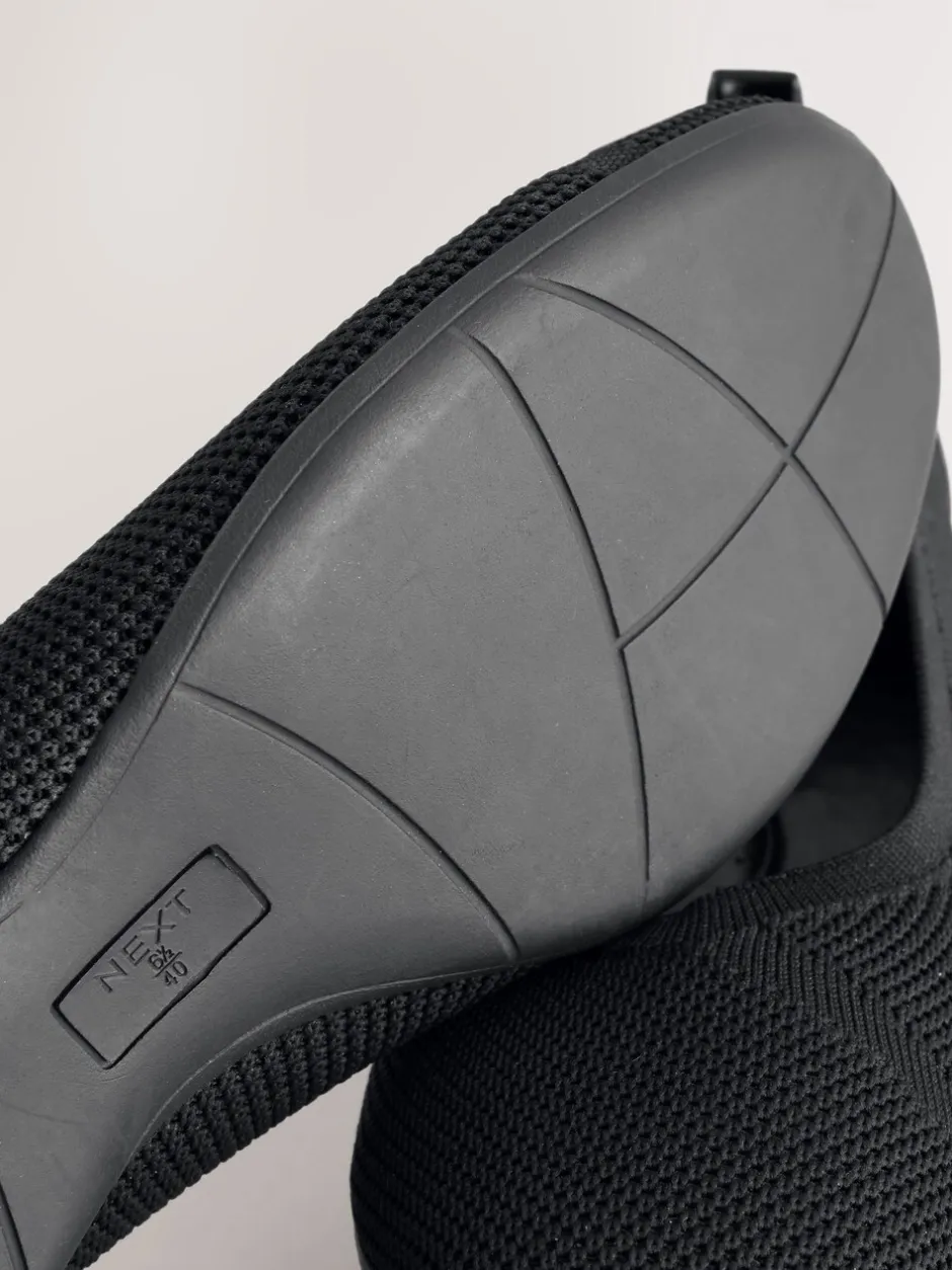 Lage Schoenen|Next Zwart - Forever Comfort® Comfort Flyknit Ballet Flats