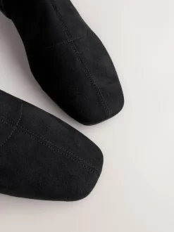Boots*Next Zwart - Forever Comfort® Flat Sock Over The Knee Boots
