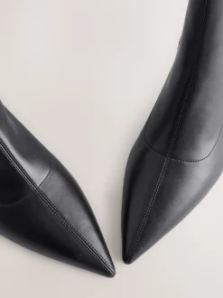 Boots|Next - Forever Comfort® Pointed Toe Sock Boots Zwart