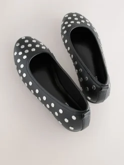 Lage Schoenen*Next Zwart - Forever Comfort® Round Toe Ballerinas