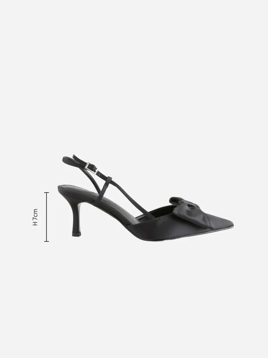 Schoenen Met Hakken|Next - Forever Comfort® schoenen met strik, hielbandje en spitse neus Zwart