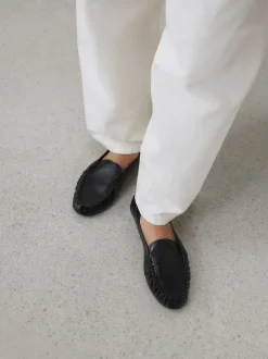 Lage Schoenen|Next - Forever Comfort® Soft Ruched Loafers Zwart