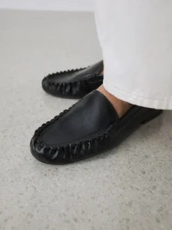 Lage Schoenen|Next - Forever Comfort® Soft Ruched Loafers Zwart