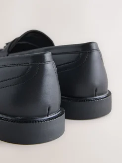 Lage Schoenen*Next Zwart - Forever Comfort Tassel Round Toe Loafers