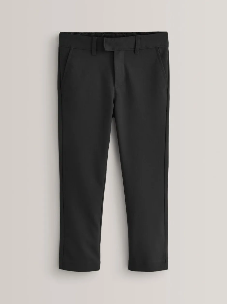 Schoolkleding|Broeken En Chino's*Next - Formele skinny schoolbroek met stretch (3-17 jr) Zwart