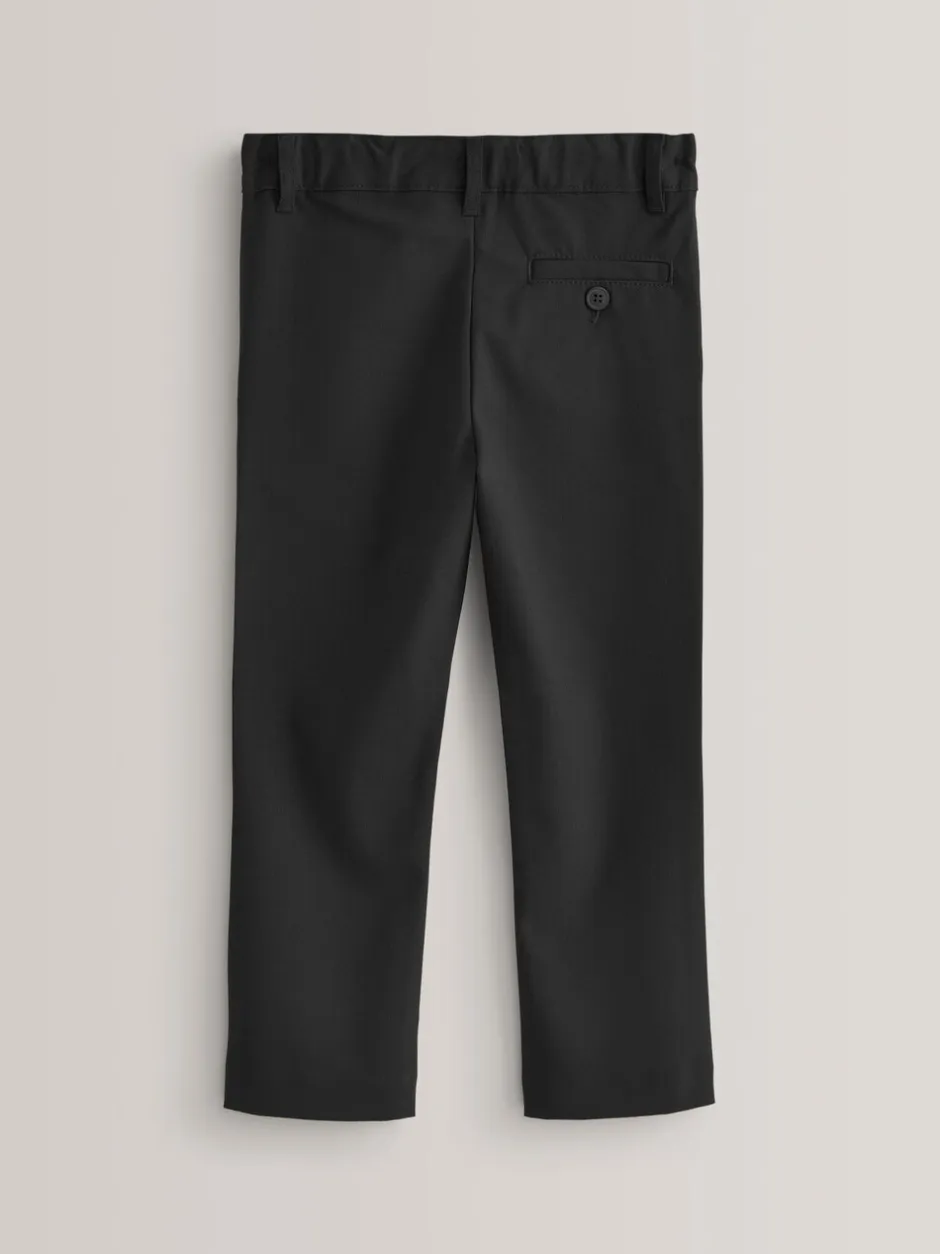 Schoolkleding|Broeken En Chino's*Next - Formele skinny schoolbroek met stretch (3-17 jr) Zwart