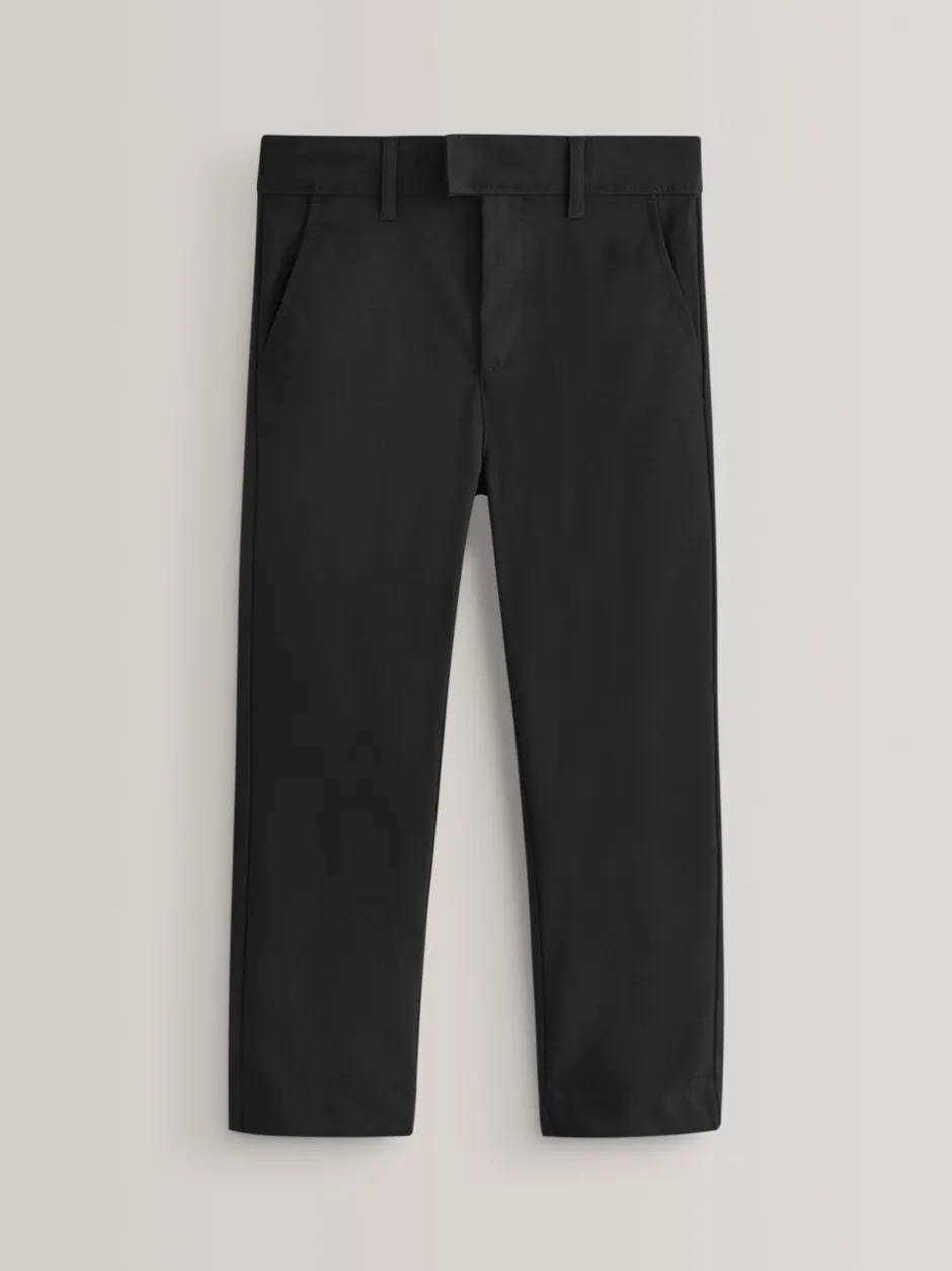 Schoolkleding|Broeken En Chino's|Next - Formele skinny schoolbroek met stretch (3-17 jr) Zwart