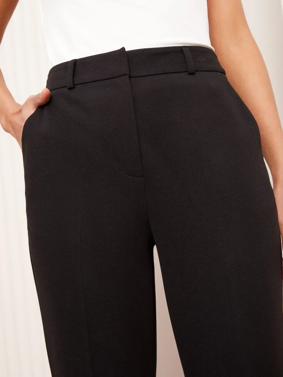 Kostuums En Werkkleding|Broeken|Friends Like These - Rechte pijpen stretchy Getailleerde Broeken Zwart