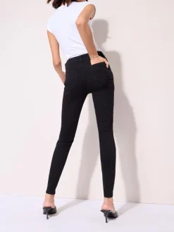 Jeans|Friends Like These - jegging met hoge taille Zwart