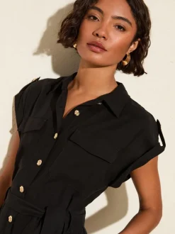 Jumpsuits En Playsuits|Friends Like These - Utility Jumpsuit Zwart
