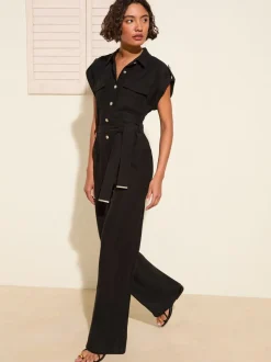 Jumpsuits En Playsuits|Friends Like These - Utility Jumpsuit Zwart