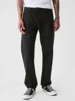 Jeans|Gap - City Stretch Jeans in Straight Fit Zwart